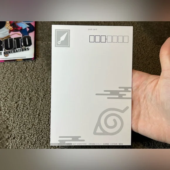 Boruto Naruto Next Generations Clear File Photo Case & Postcard Japan Anime - Picture 12 of 14